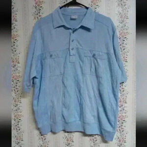 Vintage! 80’s Haband Casual Joe Mens Size Large Shirt Made In USA Banded Hem